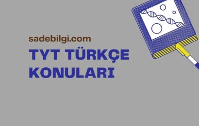TYT Türkçe Konuları
